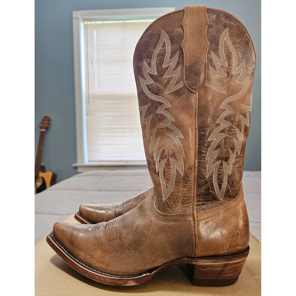 Idyllwind® (Women's 10 WIDE CALF ) Wheeler™ Snip-Toe Western Boot in Tan - $210
